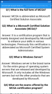 MCSA Interview Questions screenshot 3