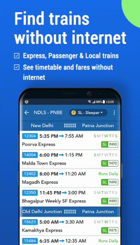 Where is my Train : Indian Railway Train Status screenshot 2