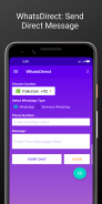 WhatsDirect : Direct chat without saving contact screenshot 4