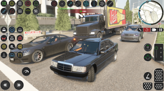 Mercedes 190E: Crime City Ride screenshot 1