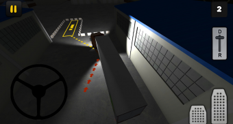 Night Truck 3D: Factory Parking screenshot 1