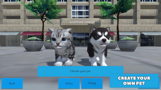 Cute Pocket Cat And Puppy 3D screenshot 5