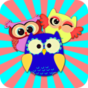 Crazy Owls Puzzle Icon