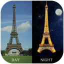 Auto change day & night wallpa