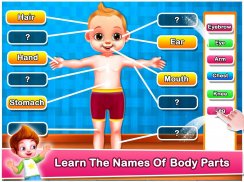 Human Body Parts - Preschool Kids Learning Games screenshot 2