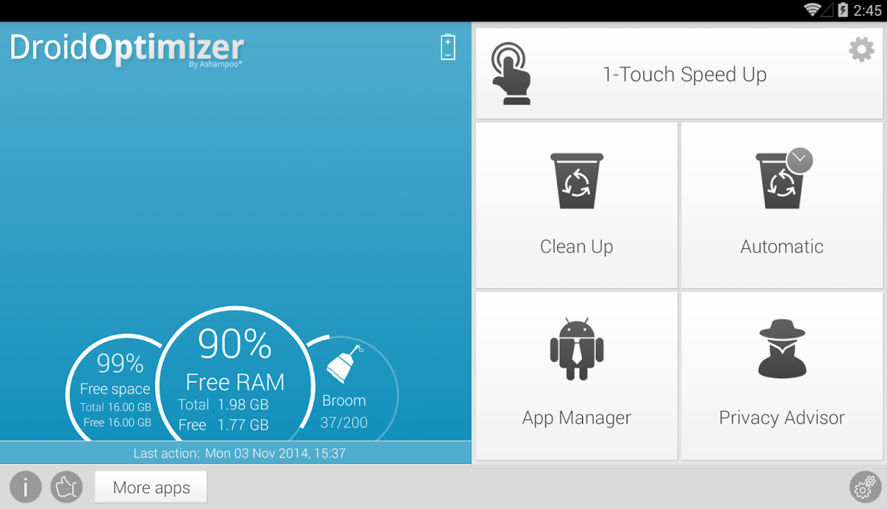 Droid Optimizer - Загрузить APK для Android | Aptoide