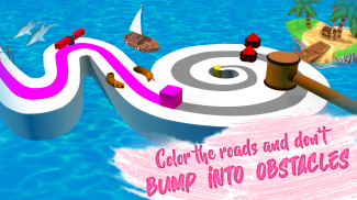 Line Color Game: 3D Adventure screenshot 8