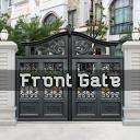 Modern Front Gate Design Icon