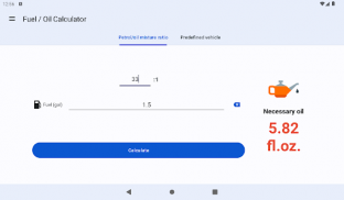 Fuel Oil Mix Calculator screenshot 1