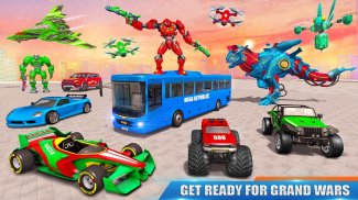Bus Robot Game - Multi Robot screenshot 2