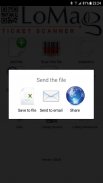 LoMag Ticket scanner - Control screenshot 3