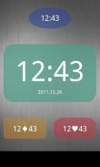 Nice Simple Clock (Widget) screenshot 2