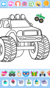 Monster Car and Truck Coloring screenshot 3