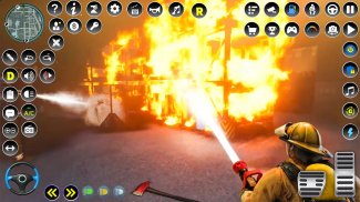 असली आग लड़ाकू सिम्युलेटर - बच screenshot 1