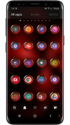 Theme Launcher - Orb Red Icon Changer Free Round screenshot 6