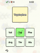 Amino Acid Quiz screenshot 1