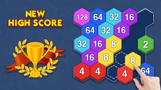 Merge Block-2048 Hexa puzzle screenshot 12