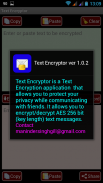 AES Message Encryptor for SMS screenshot 1