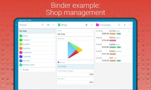 Binders | Database screenshot 1