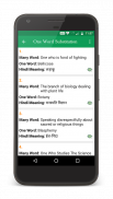 Synonyms, Antonyms & One Word screenshot 4