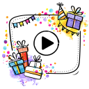 Birthday Video Maker - Photo Slideshow With Music Icon