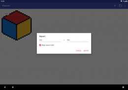 Pixel art and texture editor screenshot 1
