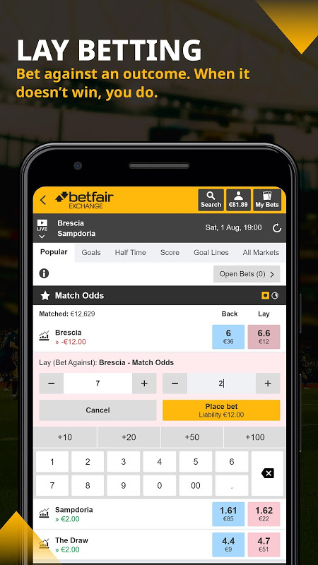 Faça o download do aplicativo da Betfair Esportes para Android