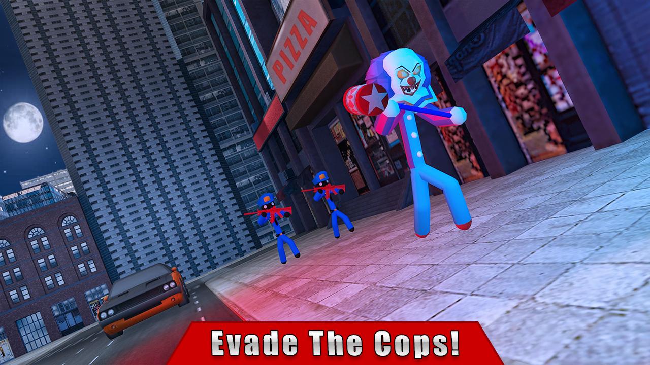Scary Clown Stickman City Attack 1 1 Download Android Apk Aptoide - roblox jelly the clown kills 2