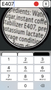 Magnifier, Food additives, QR code screenshot 0