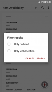 JDE Item Availability screenshot 3