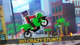 Blocky Superbikes Race Game screenshot 3