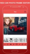 Red Car Photo Frame Photo Editor screenshot 2