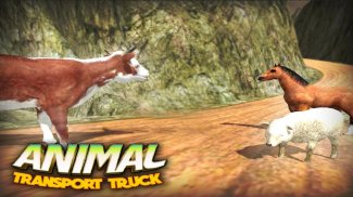 4X4 الحيوان النقل شاحنة 3D screenshot 10