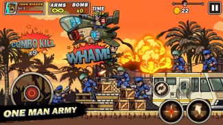 Metal Commando - 2D Platform Squad Metal Shooter screenshot 2