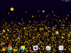 Gold Stars Live Wallpaper screenshot 2