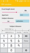 DOF Calculator screenshot 2