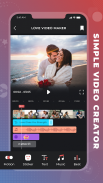 Love video maker with music - Photo Slideshow screenshot 0