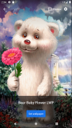 Bear Baby Flower LWP screenshot 1