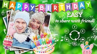 Buon compleanno Photo Maker screenshot 5