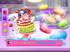 Rainbow Unicorn Secret Cook Book: Food Maker Games screenshot 1