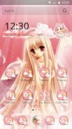 Pink Angel Theme screenshot 1