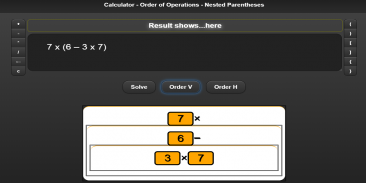 Calculator Parentheses - Order of Operations screenshot 2