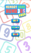 Memory Game - Numbers! FREE screenshot 1