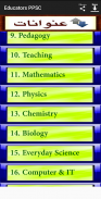 PPSC Educator Test 2020 Preparation screenshot 2