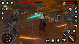 guerrier ninja d'ombre - jeux de combat samouraï screenshot 6