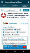 Have I been Pwned  ? Account security check screenshot 2