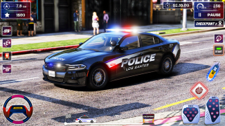 مطاردة الشرطة وقوف السيارات 3D screenshot 3