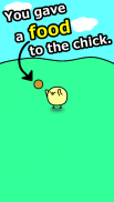 Feed Chicks! - weird cute game screenshot 1