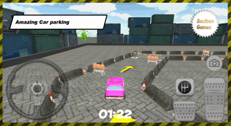 rosafarbene Auto Parkplatz screenshot 5