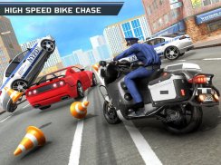 US Police Gangster Bike Game screenshot 0